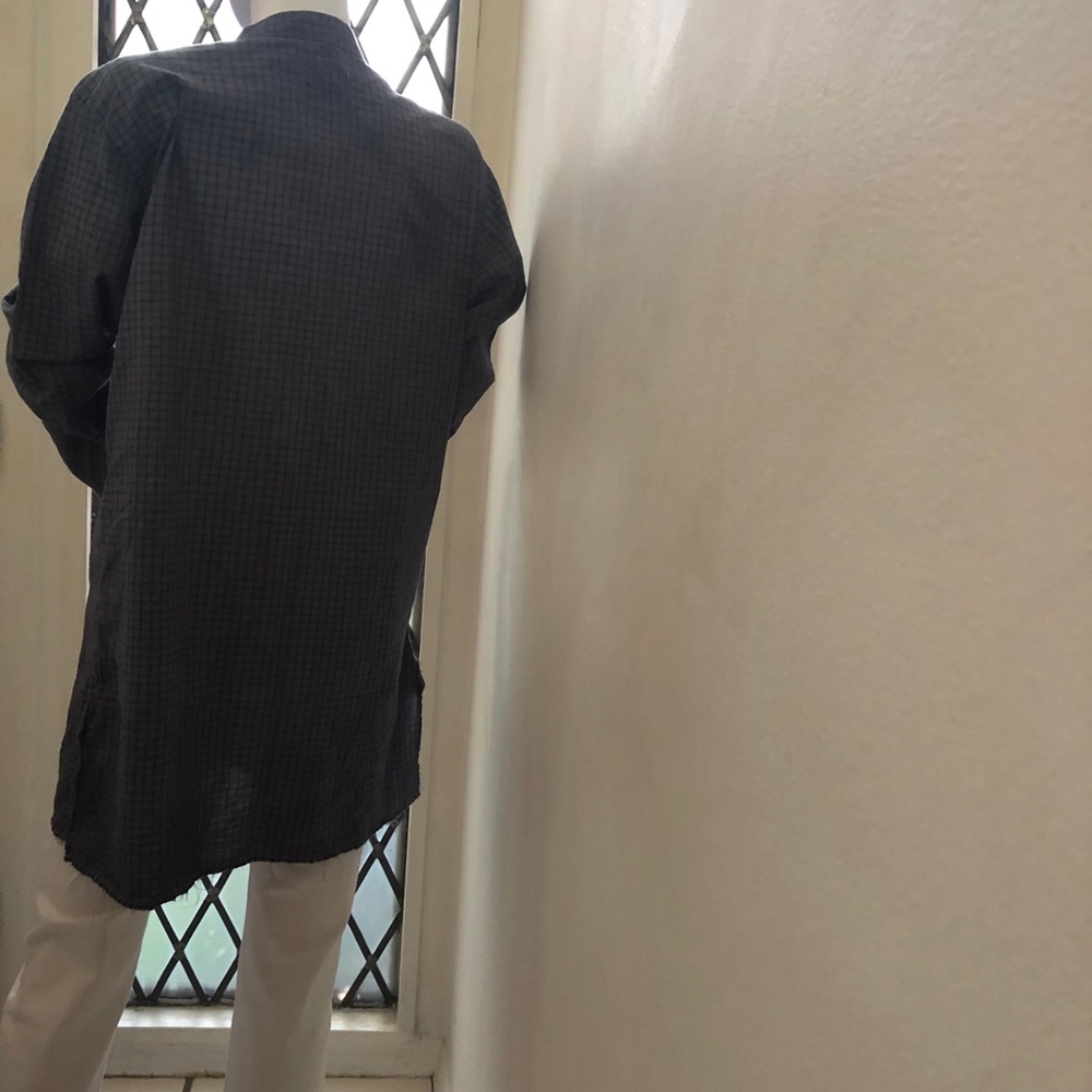 Unisex. Madras Kurta. - Picture 3 of 7